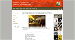 Desktop Screenshot of newmastering.com